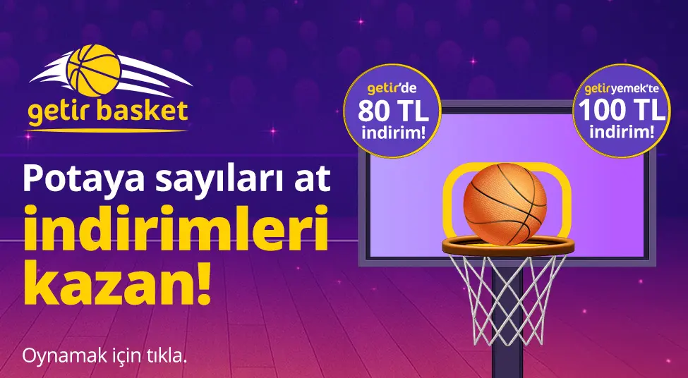 80tl 80TL Getir & 100TL GetirYemek Kupon Kodu Getir Basket Oyununda Temmuz ...